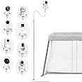 EYSAFT Baby Monitor Floor Stand Holder Mount Compactible for Nanit Pro & Flex Stand,Infant Optics DXR-8 Pro,VTech VM924/901/819/RM7764,Momcozy,eufy E110,HelloBaby,nooie IPC100,Motorola VM75/VM50G/VM44