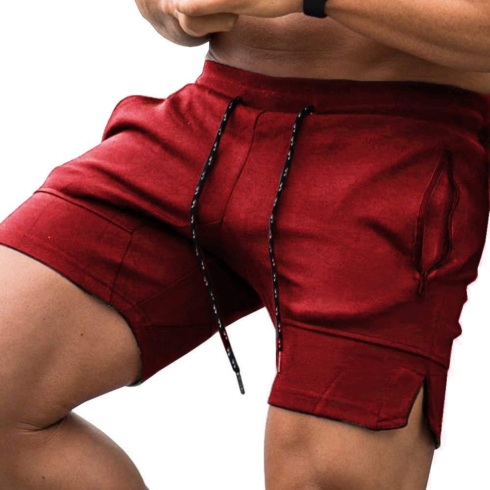 COOFANDY Men's Gym Workout Shorts Weightlifting Squatting Short Fitted Training Bodybuilding Jogger with Pocket: Clothing