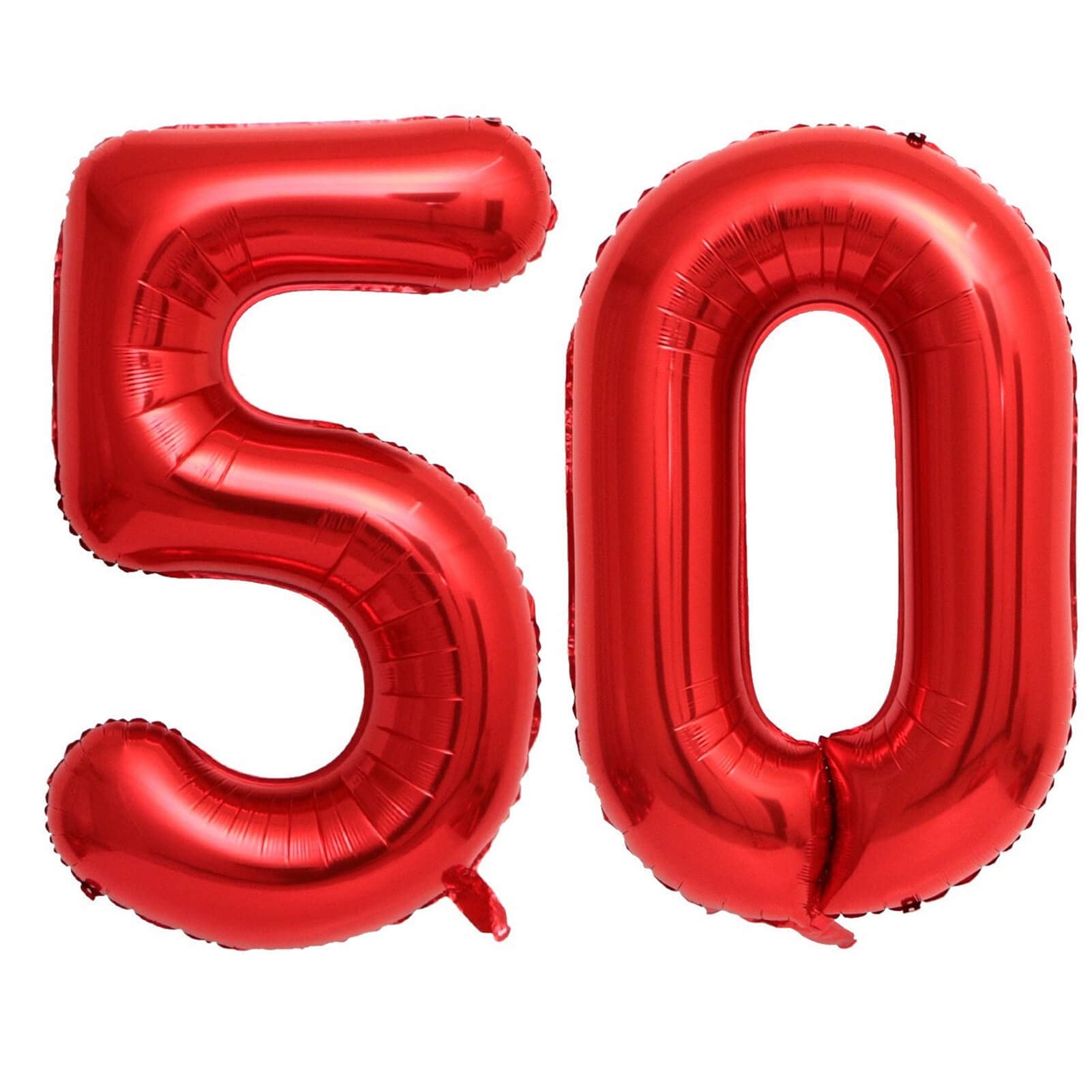 Photo 1 of 40 Inch Red Number 50 Balloons Giant 50 Balloons Red Birthday 50 Balloons 50 Birthday Anniversary Party Decorations Supplies