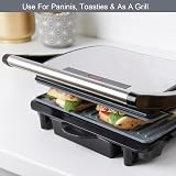 Quest Deluxe Health Grill Panini Press Marble Coating Auto Temp Control view 6