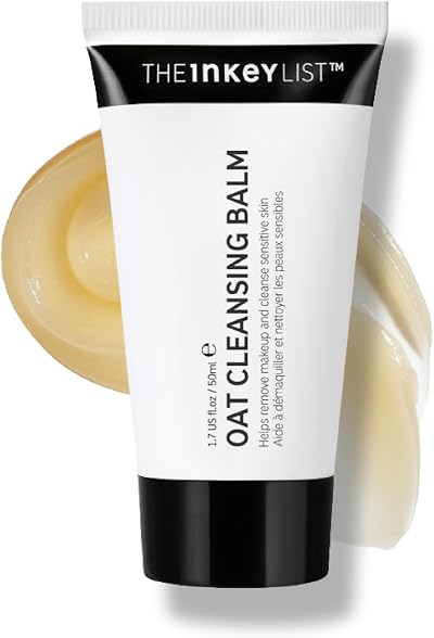 The INKEY List Mini Oat Cleansing Balm 50ml Fragrance-Free Gentle Cleanser