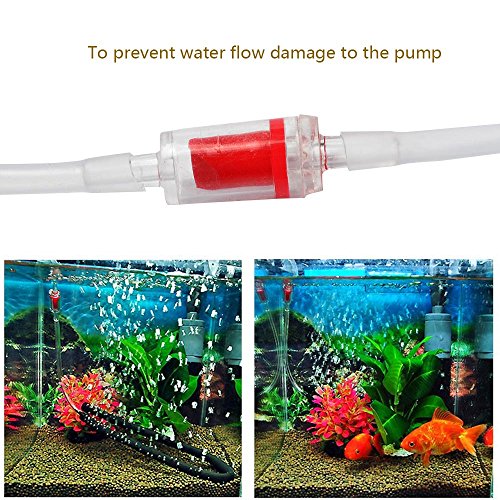 ATPWONZ 5M Aquarium Air Line Hose For Fish Pump, 4mm ID X 6mm OD Clear