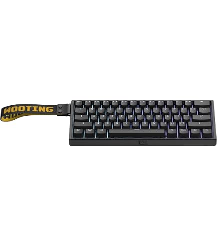 Wooting Teclado Gamer Mecânico 60HE V2, 60%, Switch Lekker Tikken