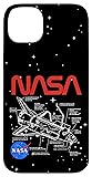 iPhone 14 Plus NASA Space Shuttle Schematic Logo Case