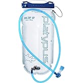 Platypus Big Zip Water Reservoir for Hydration Backpacks, 2-Liter, EVO with Fast Flow Valve, Clear