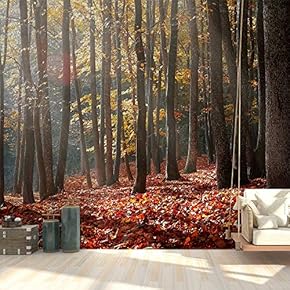 Wall Mural Forest Removable Wallpaper Wall Sticker for Bedroom Living Room - 66x96 inches