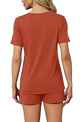 RUBZOOF Women's Short Sleeve Pajama Sets with