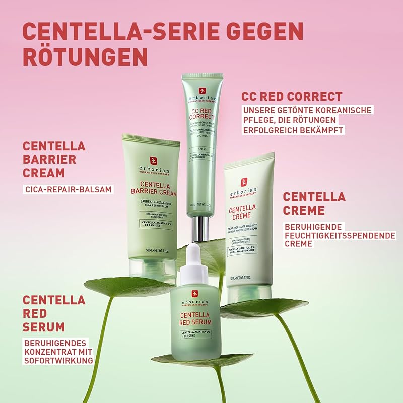 – Centella Barrier Cream – Cica-Repair-Balsam gegen Rötungen für Gesicht und Körper – Repariert und pflegt die Haut – Koreanische Kosmetik – 50 ml
