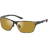 Eagle Eyes Atomic Polarized Sports Aluminum Sunglasses for Men Women Ideal for Driving Running Fishing Ourdoor 99.9% UV Protection