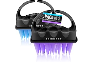 Cbiumpro 2-Pack Scalp Massager Shampoo Brush, Ultra Soft Silicone Scalp Scrubber Exfoliator Brush for Hair Growth & Dandruff Removal - 100% Fit All Hair Types