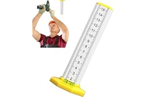 Jubilofex Magnetic Level, Leveling Tile Ceiling, Height Marking Ruler with Magnetic Base Dual Use Precision Gauge for Ceiling