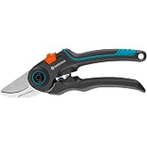 GARDENA ExpertCut Bypass Pruner, Stainless Steel, 7/8 in. Cut - 12203 | For Fruit Trees, 2-Stage Variable Handle, Made in Germany