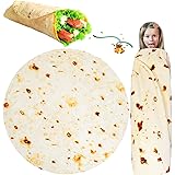 SILUI Tortilla Burrito Blanket for Adults Funny