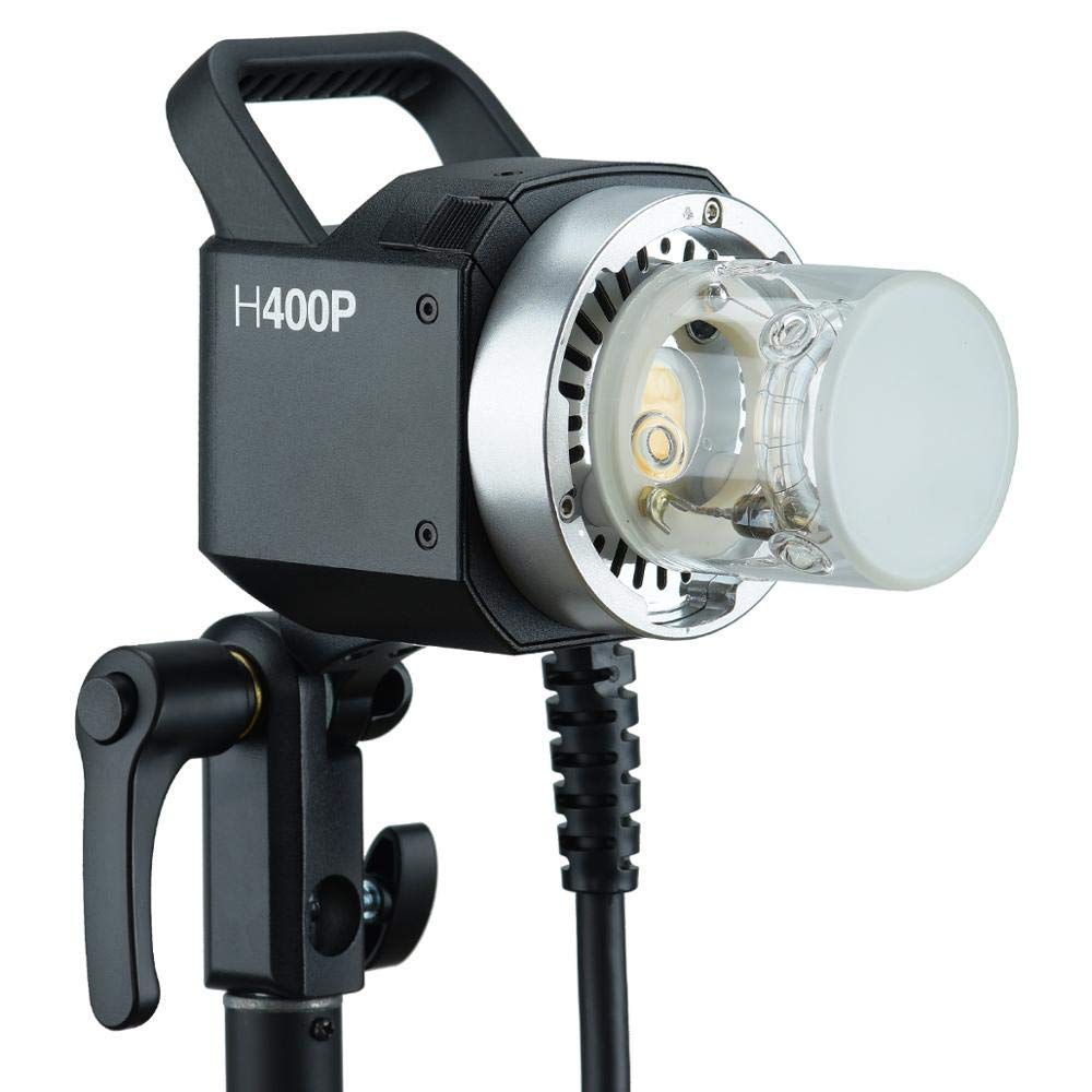 Godox Extension Flash Head for AD400Pro, Extend Power Cable for Godox AD400Pro Outdoor Flash Strobe, with Handheld Grip and Extra Light Head, Easy Install
