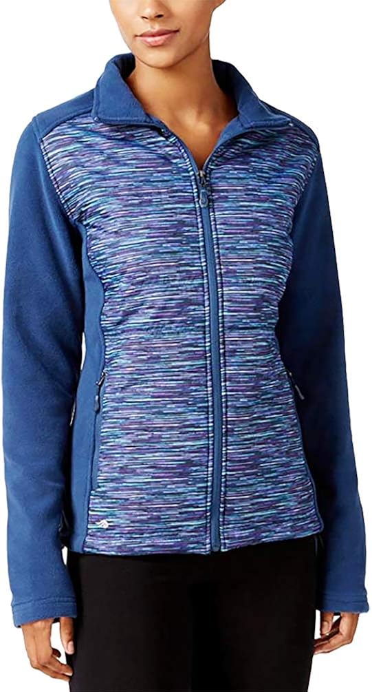 ideology zip jacket space dye