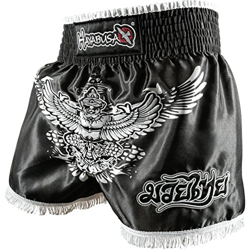 Hayabusa garuda muay thai shorts, black, large