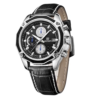 Mens Sea Hunter Swiss Quartz Stainless Steel and Silicone Casual Watch Color: Black