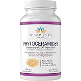 Phytoceramides Ceramide-PCD® Made From Rice - w/ Biotin and Kiwi Seed - Non GMO Gluten Free Hair Skin and Nails Vitamin, Redu