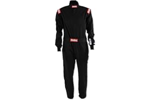 RaceQuip® 130907RQP Chevron-1 Driving Suit - SFI 3.2A/1 - Black - 2XL