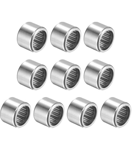 Uxcell Needle Roller Bearing NKI25/20, 25mm X 38mm X 20mm, Chrome Steel, Open End With Removable Inner Ring