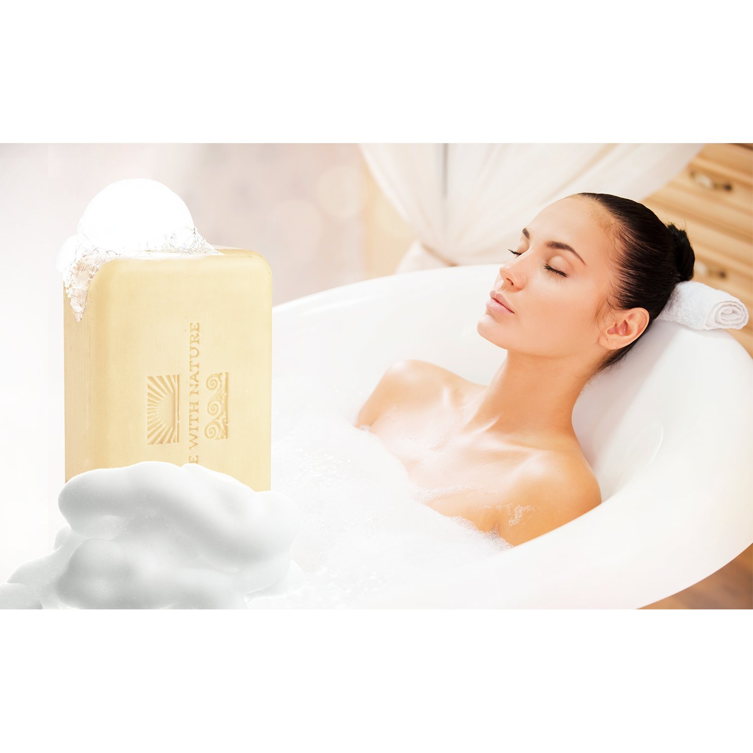 DEAD SEA Shea Butter SOAP 3 PK, Dead Sea Salt Includes Sulfur, Magnesium, etc. Argan Oil. All Skin Types, Problem Skin. Antibacterial, Eczema, Psoriasis, Natural, Therapeutic, Natural Vanilla Scent : Beauty