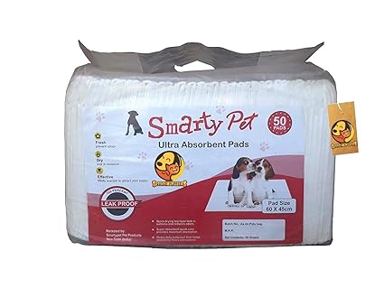 Foodie Puppies Pee & Potty Pet Training Absorbent Pads for Puppies & Dogs (45cm x 60cm, 50pc)
