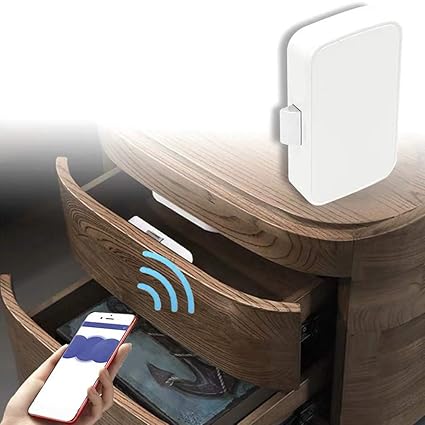 Smart Drawer Lock Bluetooth Drawer Security Lock No Drill
