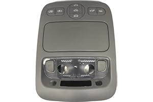 Genuine OEM 92821-4D100-QW Overhead Console Map Lamp with Power Sliding Door & Tailgate / 928214D100QW for Kia Sedona 2006-20