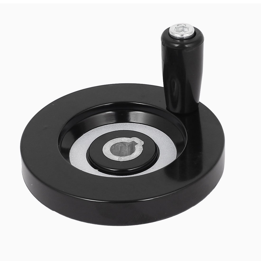 Sourcingmap 80mmx10mm Removable Folding Handle Hand Wheel for Grinder Machines