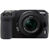 Easy Hood Camera Case Protective Cover for Nikon Z30 Camera,Black | Soft Silicone, Lightweight, Slim Fit Camera Body Protective Case, Anti-Scratch, Dustproof, Shockproof, Enhanced Grip