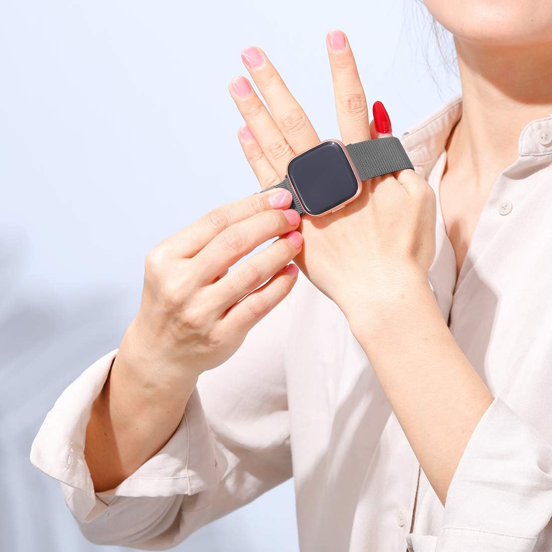 Faliogo Replacement Band Compatible with Fitbit Versa Band/Fitbit Versa 2 Band - Image 3