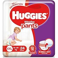 Huggies Wonder Pants, Double Extra Large (XXL) Size Diapers, 24 Count