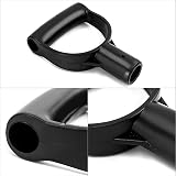 QWORK Spade Handle Replacement 25mm Inner Diameter Garden Fork Handle Black view 4