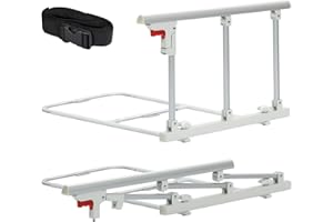 Real Relax Bed Rails for Elderly Adults Safety, Folding Bed Railings for Seniors Fit Full Twin King Queen Size, for Elderly A