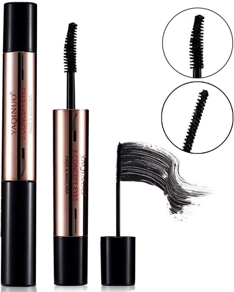 Double Brush Mascara Double Extend Volume mascara,2in1 primer and
