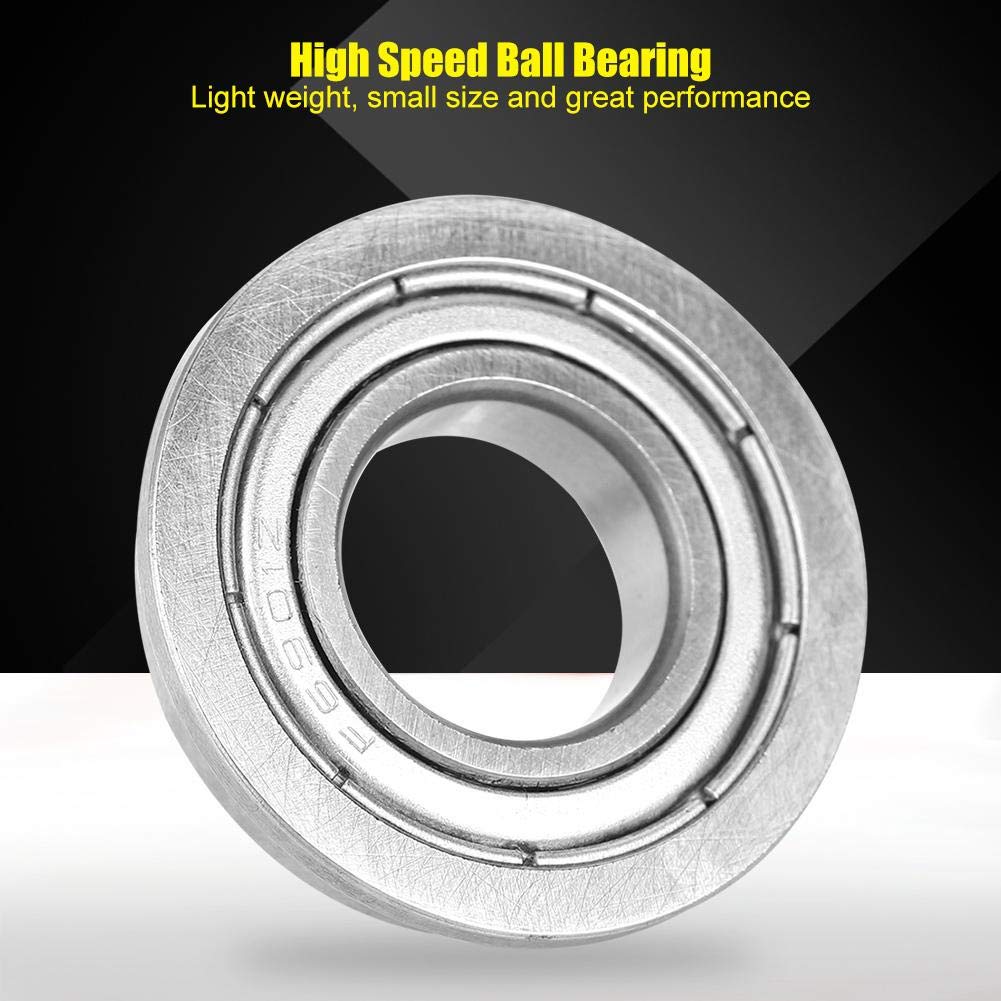 6 mm 10Pcs F6901ZZ High Speed DoubleSided Seal Deep Groove Raceway