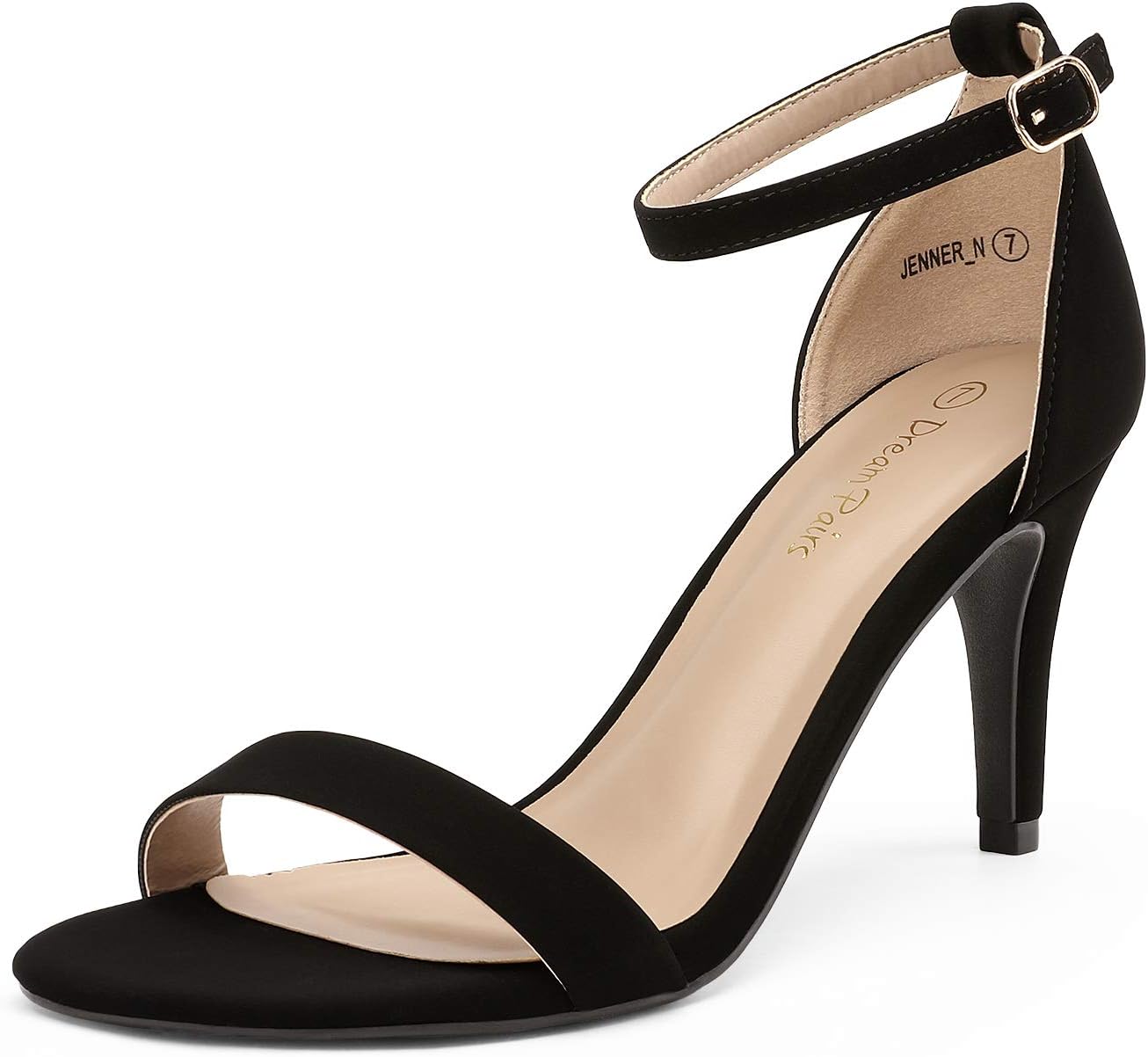 Women's Jenner Stilettos Open Toe Pumps Low Heeled Sandals