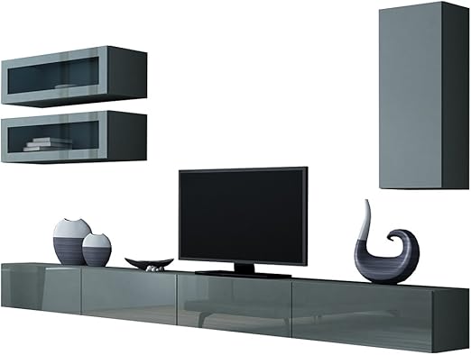 Mirjan24 Salon Pared Vigo Xi Cultivo Juego De Salon Moderno