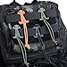 SENHAI 8 Pack Tactical Gear Clip, MOLLE Web Dominators with Elastic String, Practical Backpack Accessories for Outdoor Hiking Camping Rock Climbing