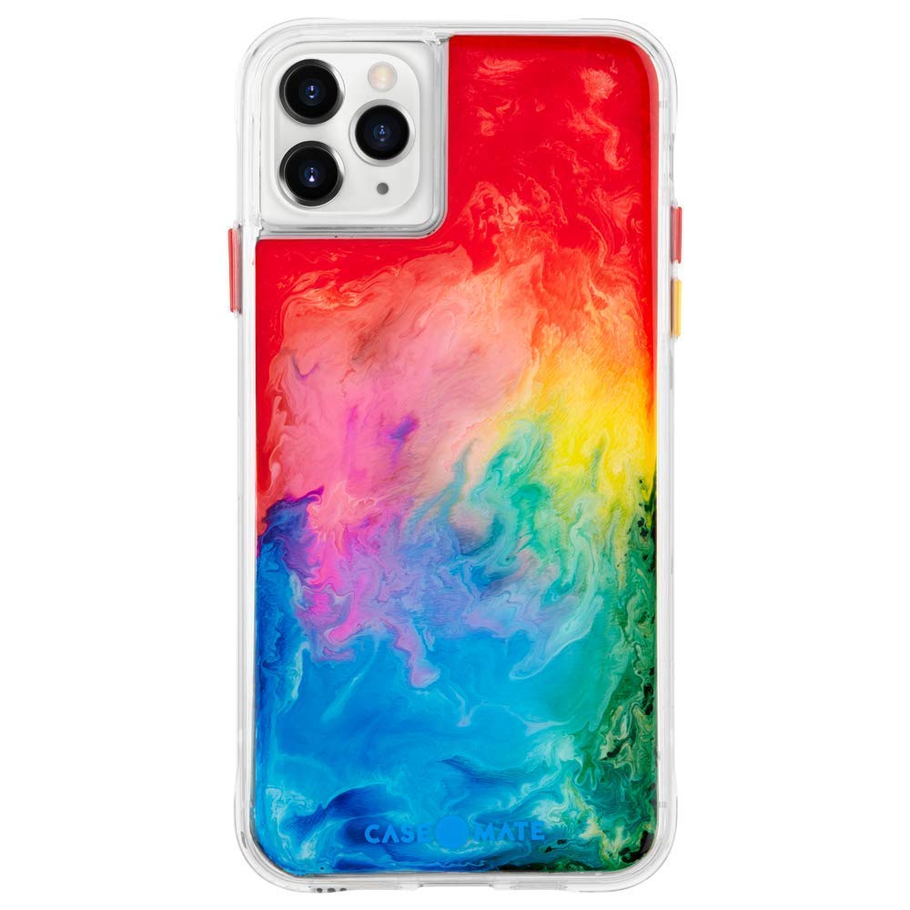 Case Mate Cm Iphone 11 Pro Max Case Tough Watercolor Real Ink Swirl 6 5 Rainbow Splash Buy Online In India At Desertcart In Productid
