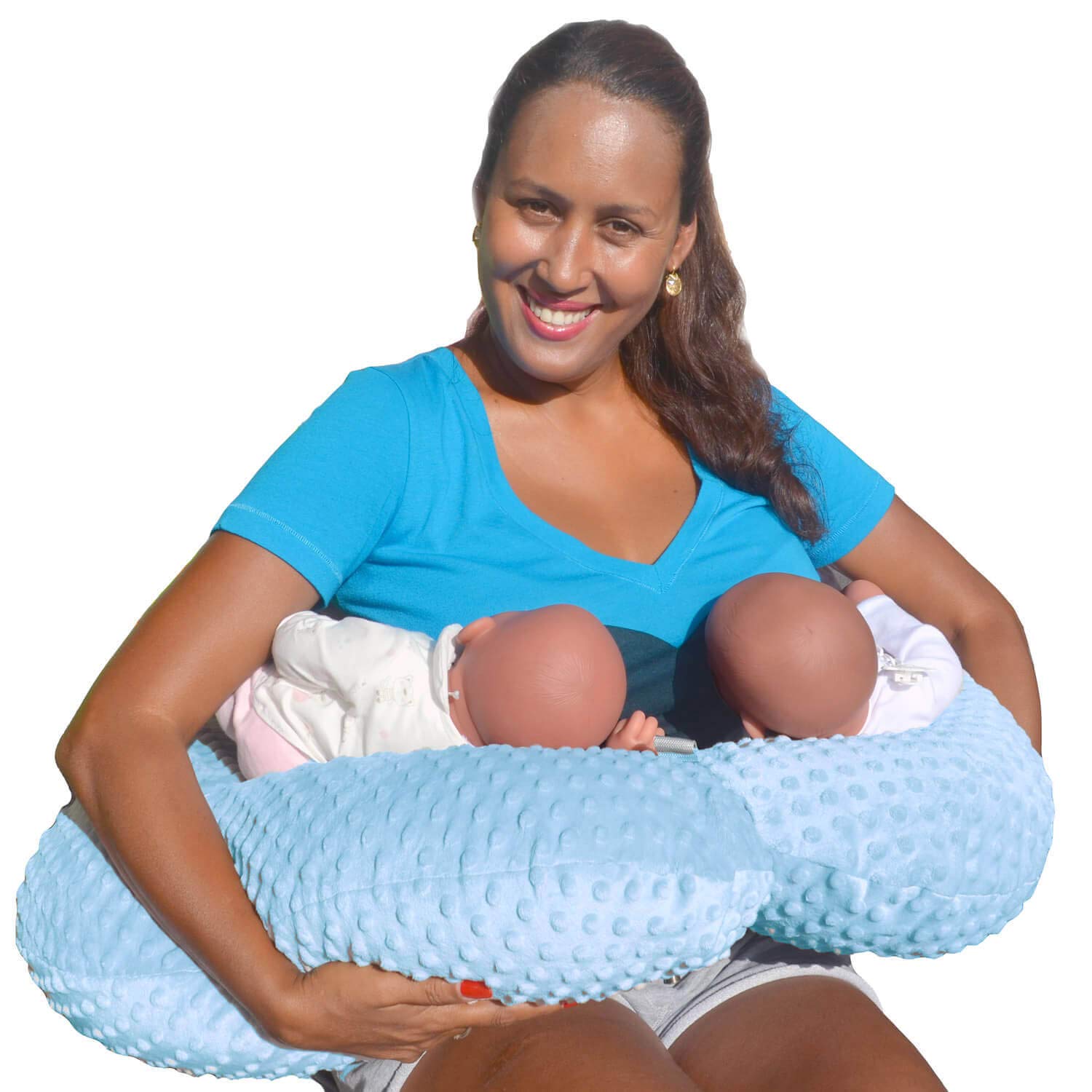 feeding pillow with back support