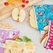 Bumkins Disney Baby Reusable Snack Bag Small 2 Pack, Princess (Belle/Princess Purple)