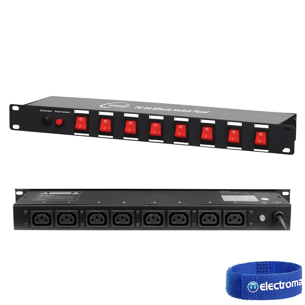 Transcension PC 08 Lighting Effects Controller Switch Panel 8Way IEC