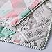 Lolli Living Baby Crib Bedding Quilted Comforter Sparrow Print PREMIUM HIGH QUALITY 100% Cotton Fabric for BEST COMFORT | For Infant,Toddler,Newborn,Nursery,Boy,Girl,Unisex,Quilt,Mattress,Gift | White