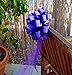 Purple Wedding Pull Bows with Tulle Tails - 8