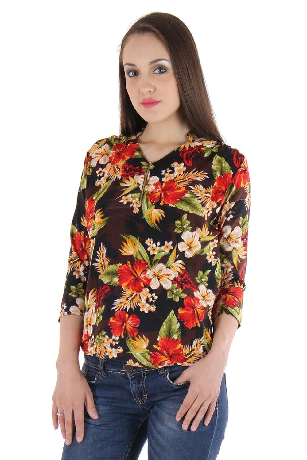 vvoguish women's regular fit cotton top