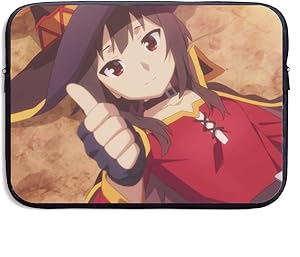 Konosuba 15 Inch Laptop Sleeve Case Laptop Shoulder Bag, Slim Computer Carry Case