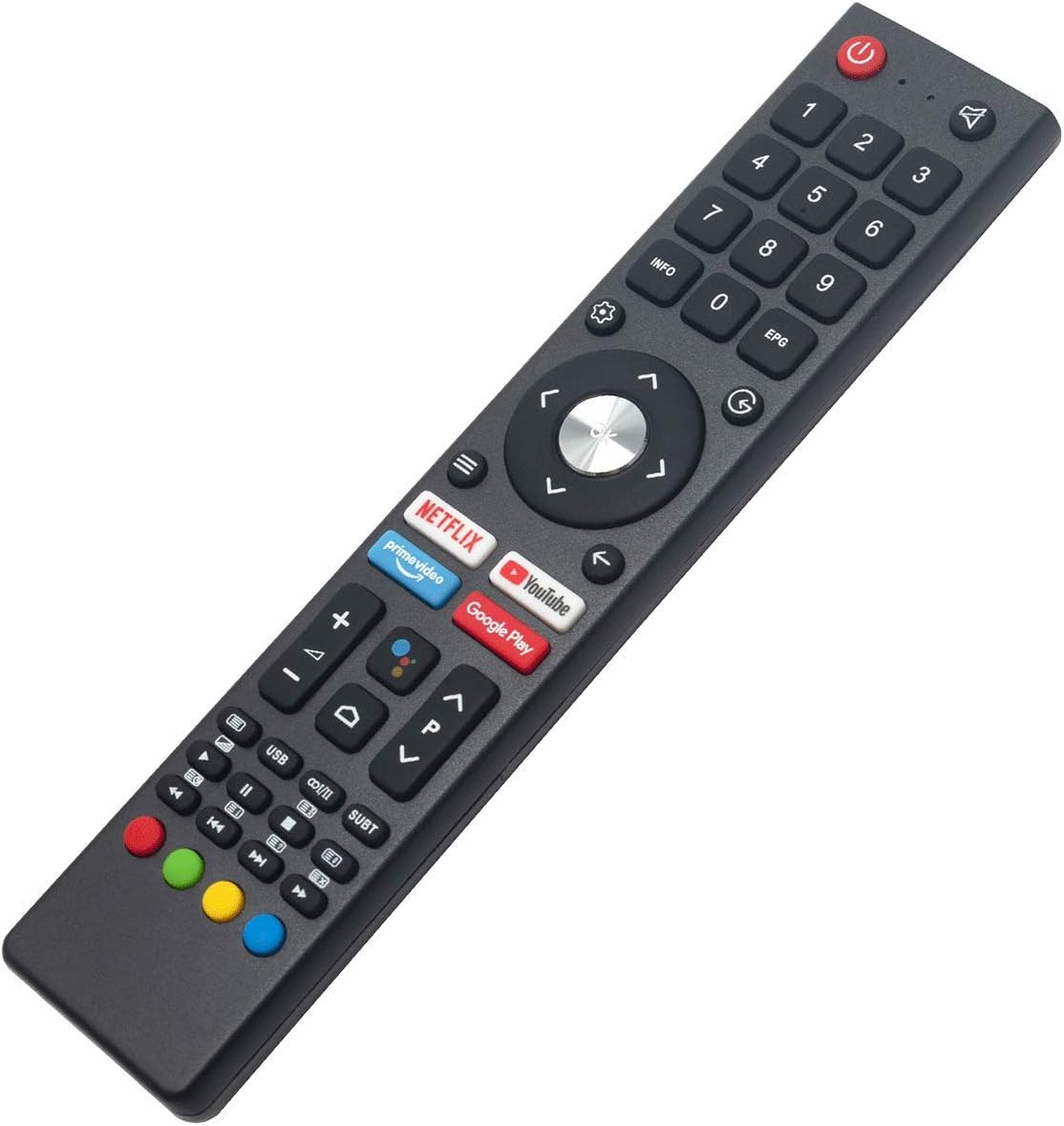 VINABTY GCBLTV02ADBBT Remote Control Replacement For CHIQ TV with Voice Netflix Youtube Buttons - Image 3