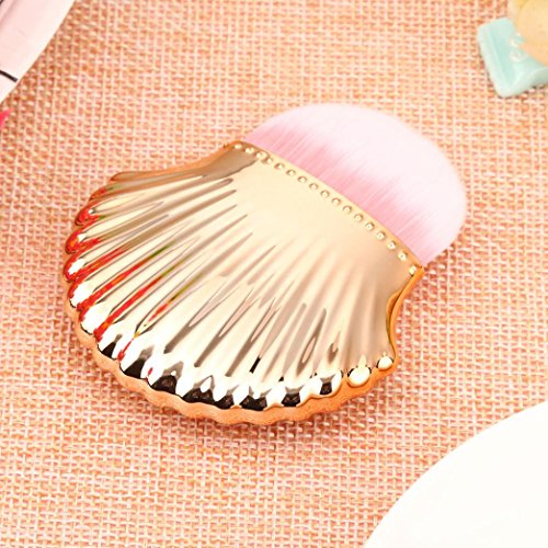 image for ManxiVoo Shell Shape Makeup Brush Bottom Foundation Brush Powder Paint