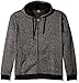 Southpole Men's Big and Tall Hooded Full Zip Fleece Basic Marled